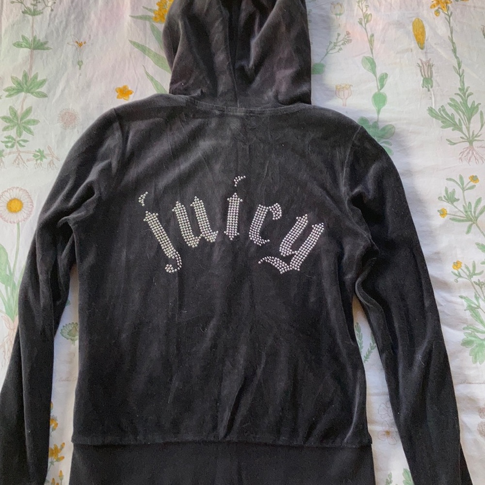 Juicy Couture velvet zip up